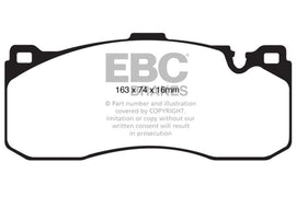 EBC 08-10 BMW 135 3.0 Twin Turbo Bluestuff Front Brake Pads - Corvette Realm