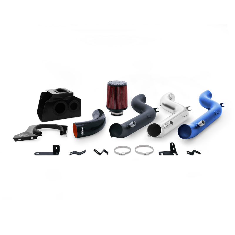 Mishimoto 2016 Ford Focus RS 2.3L Performance Air Intake Kit - Wrinkle Nitrous Blue - Corvette Realm