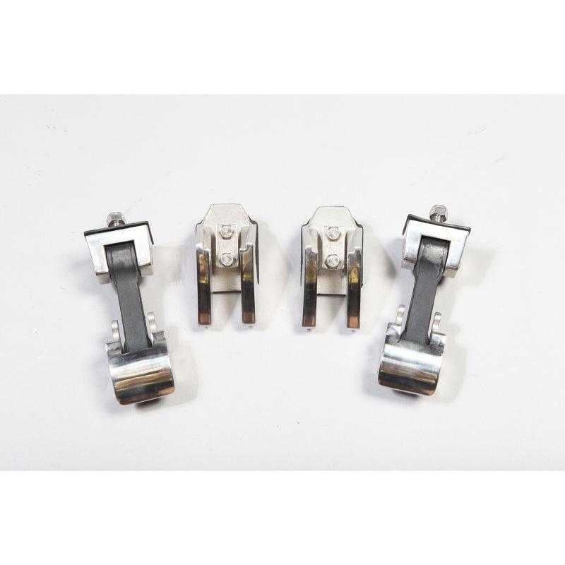 Rugged Ridge 07-18 Jeep Wrangler Stainless Steel Hood Catch Set - Corvette Realm