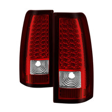 Load image into Gallery viewer, Xtune Chevy Silverado 1500/2500/3500 99-02 LED Tail Lights Red Clear ALT-ON-CS99-LED-RC - Corvette Realm