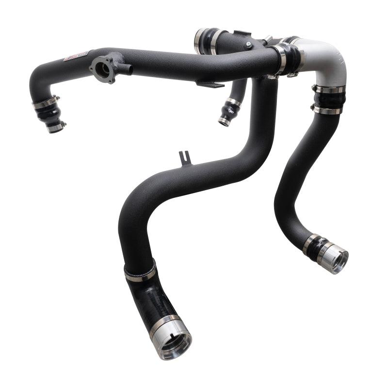 Injen 21-23 Ford Bronco 2.7L V6 (TT) EcoBoost SES Intercooler Pipes - Wrinkle Black - Corvette Realm