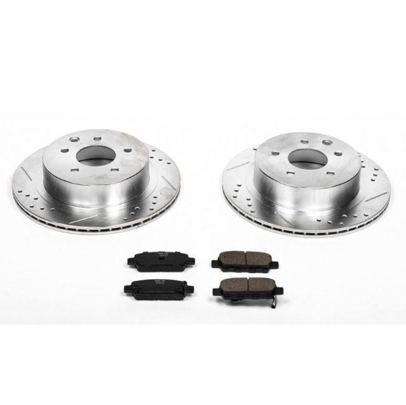 Power Stop 03-05 Infiniti G35 Rear Z23 Evolution Sport Brake Kit - Corvette Realm