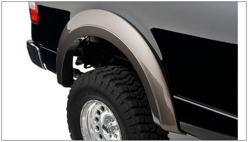 Bushwacker 04-08 Ford F-150 Styleside Extend-A-Fender Style Flares 2pc 66.0/78.0/96.0in Bed - Black - Corvette Realm