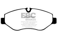 Load image into Gallery viewer, EBC 07+ Dodge Sprinter 2500 Greenstuff Front Brake Pads - Corvette Realm