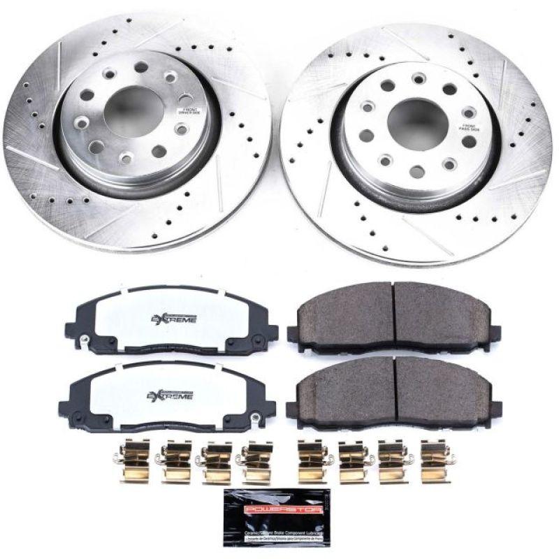 Power Stop 18-19 Jeep Wrangler Front Z36 Truck & Tow Brake Kit - Corvette Realm