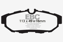 Load image into Gallery viewer, EBC 10-14 Ford Mustang 3.7 Yellowstuff Rear Brake Pads - Corvette Realm