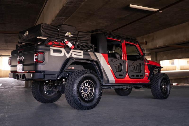 DV8 Offroad 18-22 Jeep Wrangler JL/JT Spec Series Half Doors - Rear Set - Corvette Realm