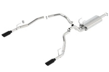 Load image into Gallery viewer, Borla 09-24 Dodge Ram 1500 5.7L V8 3in to Dual 2.5in Single Round Rolled Angle-Cut S-type Exhaust