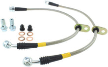 Load image into Gallery viewer, StopTech 97-01 Prelude Rear SS Brake Lines - Corvette Realm