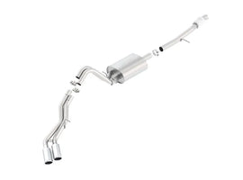 Borla 15-20 Chevy Suburban 5.3L V8 2.75in, 2.25in Dual Same Side Exit 4in Tips  Touring Cat Back  Exhaust