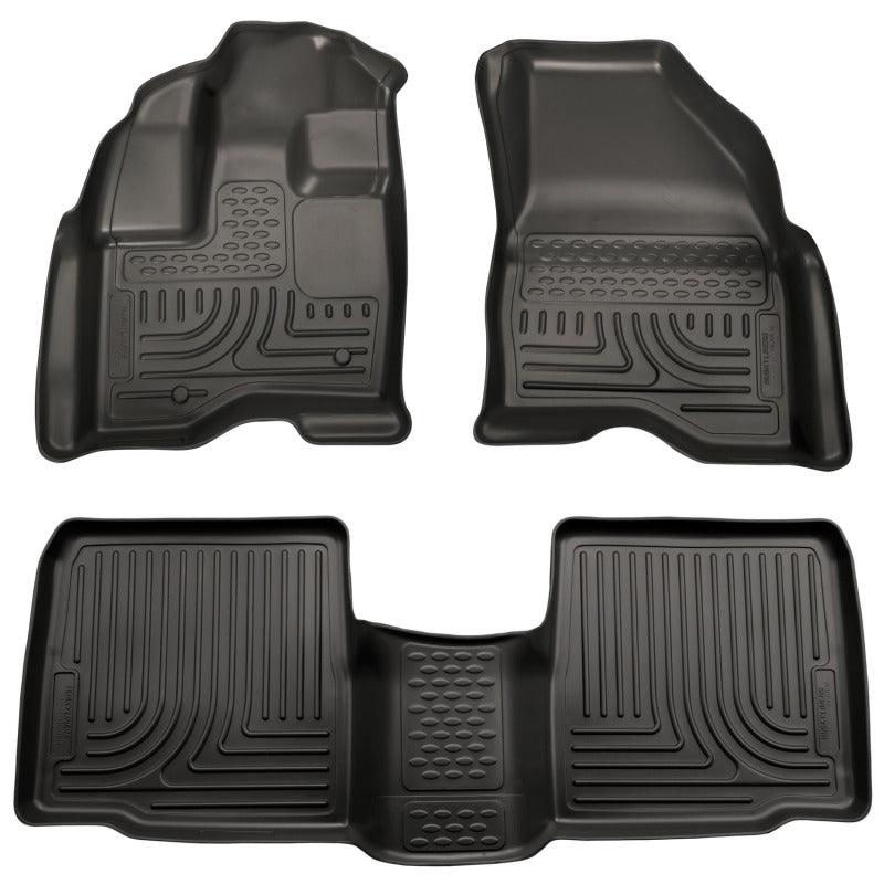 Husky Liners 09-13 Lincoln MKS WeatherBeater Combo Black Floor Liners - Corvette Realm