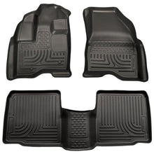 Load image into Gallery viewer, Husky Liners 09-13 Lincoln MKS WeatherBeater Combo Black Floor Liners - Corvette Realm