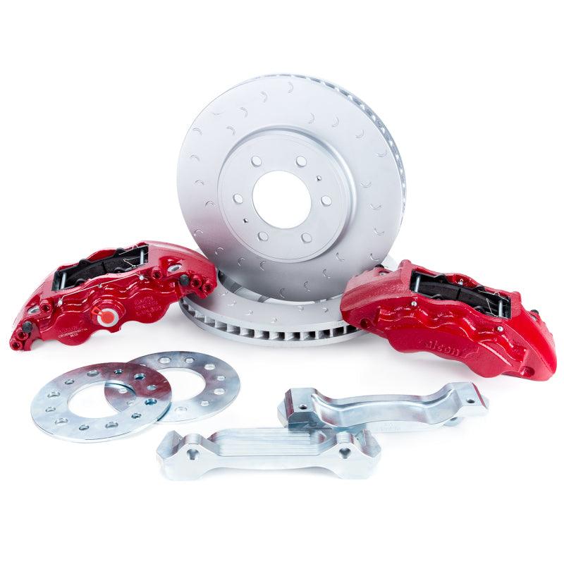 Alcon 09-20 F-150/Raptor Gen1-2 347x36mm Rotors 6-Piston Red Front Brake Kit Requires alcAC011507NAN - Corvette Realm