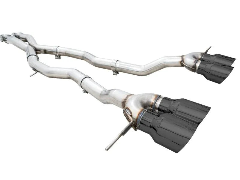 AWE Track Edition Catback Exhaust for BMW G8X M3/M4 - Diamond Black Tips - Corvette Realm