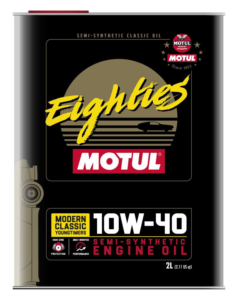 Motul 10W40 Classic Eighties Oil - 10x2L - Corvette Realm