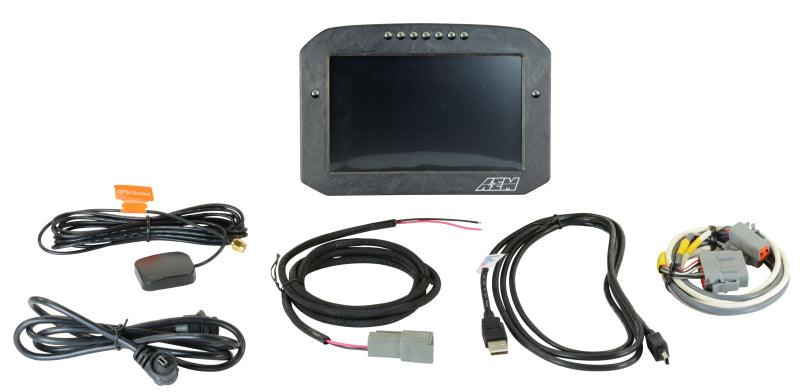 AEM CD-7LG Carbon Logging Flush Digital Dash Display w/ Internal 20Hz GPS & Antenna - Corvette Realm