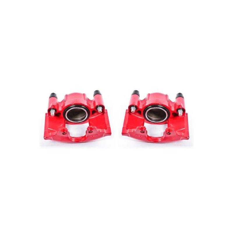 Power Stop 90-93 Cadillac Commercial Chassis Front Red Calipers w/o Brackets - Pair - Corvette Realm