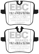 Load image into Gallery viewer, EBC 2018+ BMW M5 4.4TT (F90) Yellowstuff Rear Brake Pads - Corvette Realm
