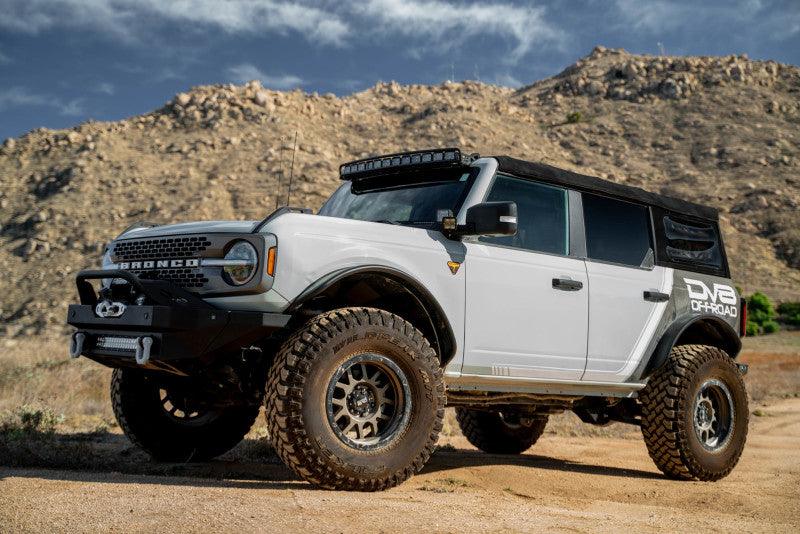 DV8 Offroad 2021 Ford Bronco A Pillar Dual Light Pod Drop Mounts - Corvette Realm