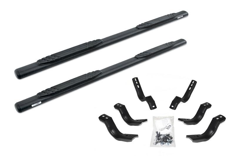 Go Rhino 19-20 Chevy 1500 4in 1000 Series Complete Kit w/Sidestep + Brkts - Corvette Realm