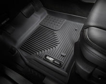 Load image into Gallery viewer, Husky Liners 07-12 GM Silverado/Tahoe/Suburban/Escalade X-Act Contour Black Floor Liners (2nd Seat) - Corvette Realm