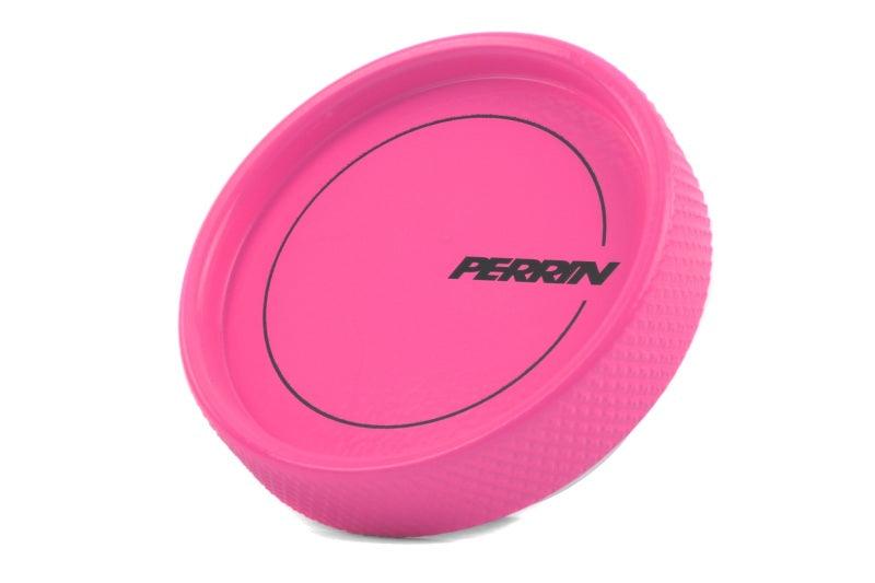 Perrin 02-21 Subaru WRX / 2022 BRZ & GR86 / 04-21 STI / 00-18 Forester XT Oil Fill Cap - Hyper Pink - Corvette Realm