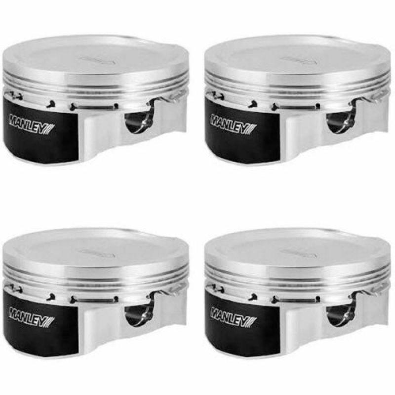 Manley Subaru EJ257 99.75mm +.25mm Bore 8.5:1 Dish Platinum Series Piston Set with Rings - Corvette Realm