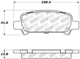 StopTech Performance 02-03 WRX Rear Brake Pads - Corvette Realm