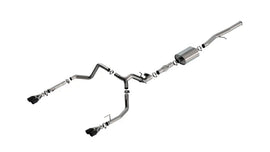 Borla 24-25 Chevy Silverado 1500 6.2L V8 ATAK Catback Exhaust w/ Simulator - Black Chrome
