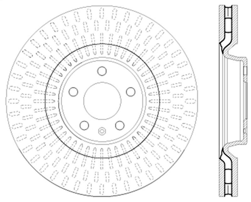 StopTech Slotted & Drilled Sport Brake Rotor - Corvette Realm