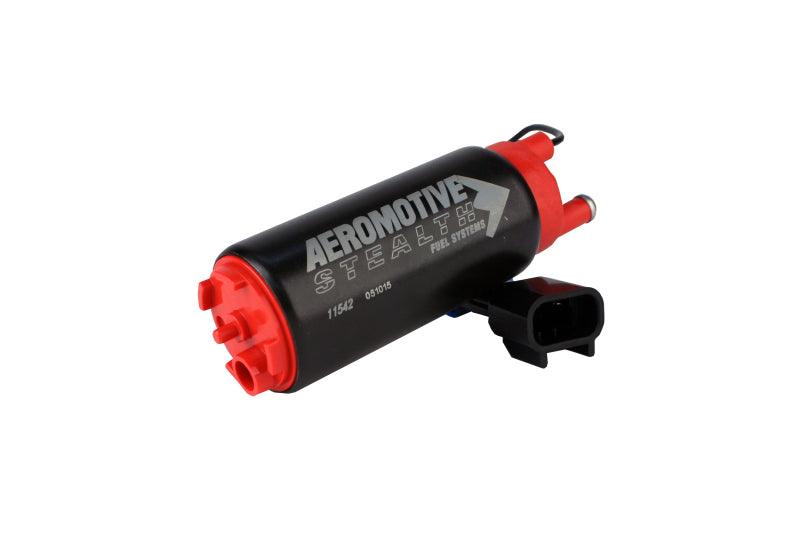 Aeromotive 340 Series Stealth In-Tank E85 Fuel Pump - Offset Inlet - Inlet Inline w/Outlet - Corvette Realm