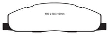 Load image into Gallery viewer, EBC 09-11 Dodge Ram 2500 Pick-up 5.7 2WD/4WD Yellowstuff Rear Brake Pads - Corvette Realm