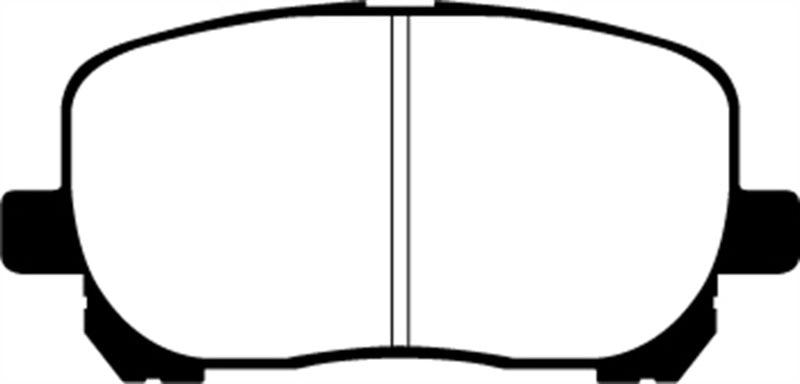 EBC 02-08 Pontiac Vibe 1.8 Redstuff Front Brake Pads - Corvette Realm