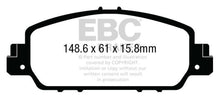 Load image into Gallery viewer, EBC 13+ Honda Accord Coupe 2.4 EX Greenstuff Front Brake Pads - Corvette Realm