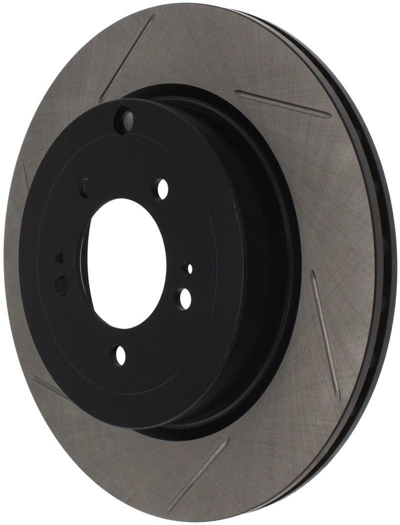 StopTech Power Slot 08-09 Evo 10 Slotted Right Rear Rotor - Corvette Realm