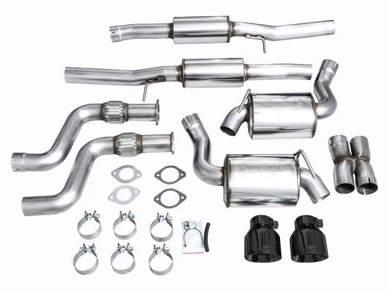 AWE 2023 Nissan Z RZ34 RWD Touring Edition Catback Exhaust System w/ Diamond Black Tips - Corvette Realm