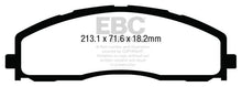 Load image into Gallery viewer, EBC 13+ Ford F250 (inc Super Duty) 6.2 (2WD) Extra Duty Front Brake Pads - Corvette Realm