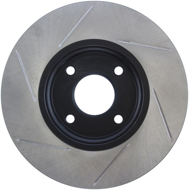 StopTech 2014 Ford Fiesta Left Front Disc Slotted Brake Rotor - Corvette Realm