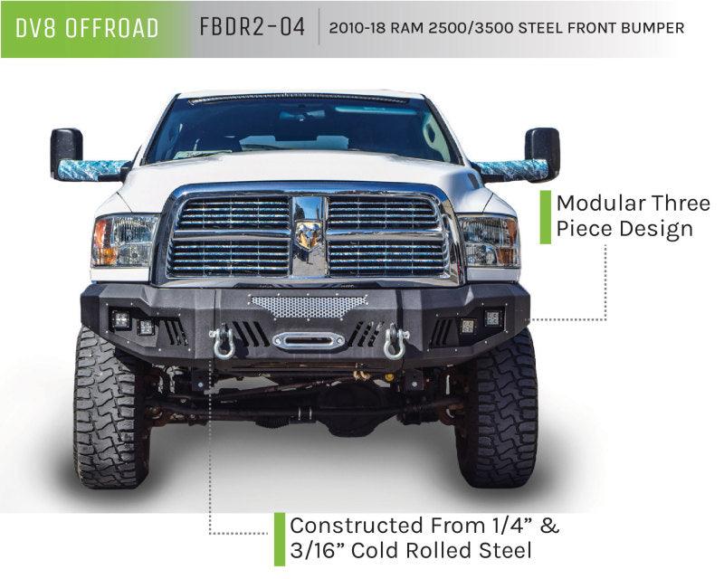 DV8 Offroad 10-18 RAM 2500 Front Bumper - Corvette Realm