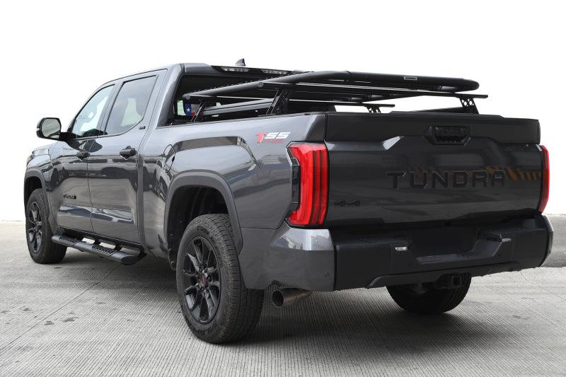 Go Rhino 15-22 Ford F-150 / 19-22 RAM 1500 / 07-21 Toyota Tundra XRS Cross Bars Kit - Tex. Blk - Corvette Realm