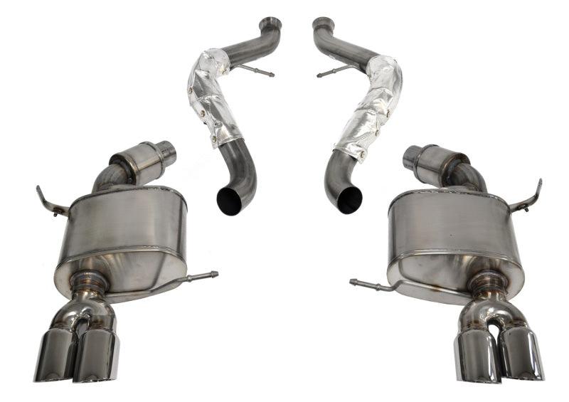 Corsa 08-12 BMW M3 Convertible E93 Polished Sport Cat-Back Exhaust - Corvette Realm