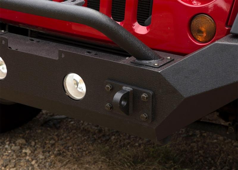 Rugged Ridge Spartan Front Bumper HCE W/Overrider 07-18 Jeep Wrangler JK - Corvette Realm