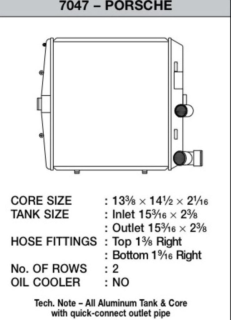 CSF 05-11 Porsche 911 Carrera/GT3 RS (997) Left Side Radiator - Corvette Realm