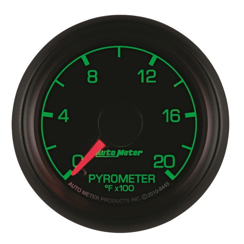 Autometer Factory Match Ford 52.4mm Full Sweep Electronic 0-2000 Deg F EGT/Pyrometer Gauge - Corvette Realm