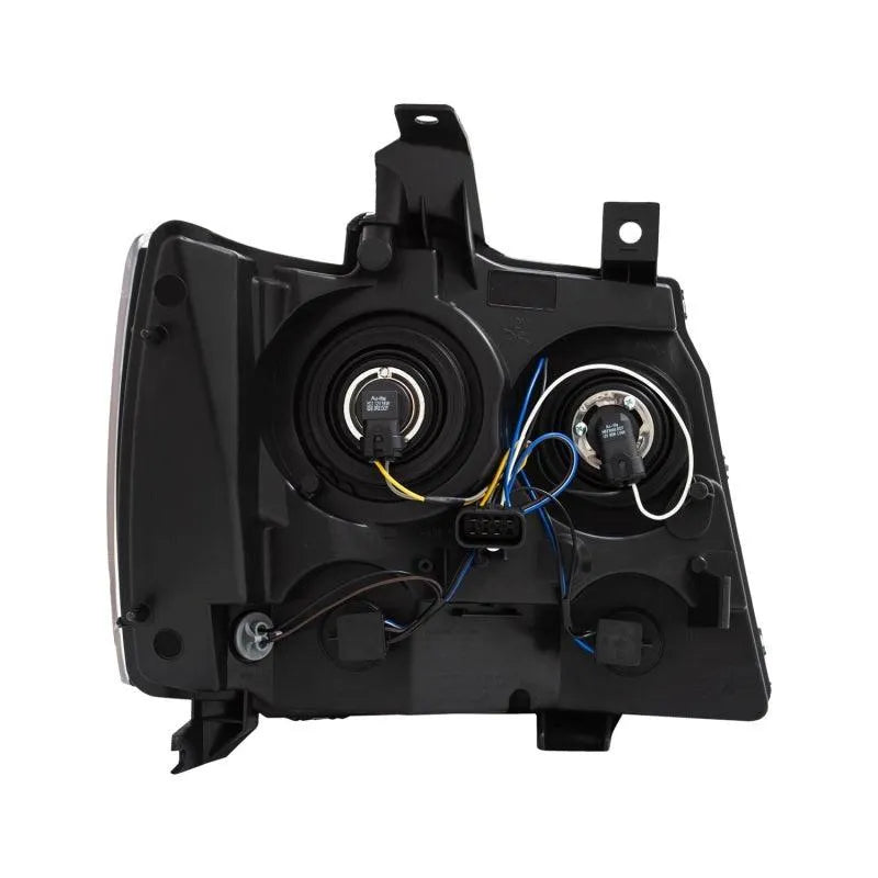 ANZO 2007-2014 Chevrolet Tahoe/Suburban Crystal Headlights Black - Corvette Realm