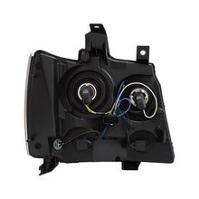Load image into Gallery viewer, ANZO 2007-2014 Chevrolet Tahoe/Suburban Crystal Headlights Black - Corvette Realm