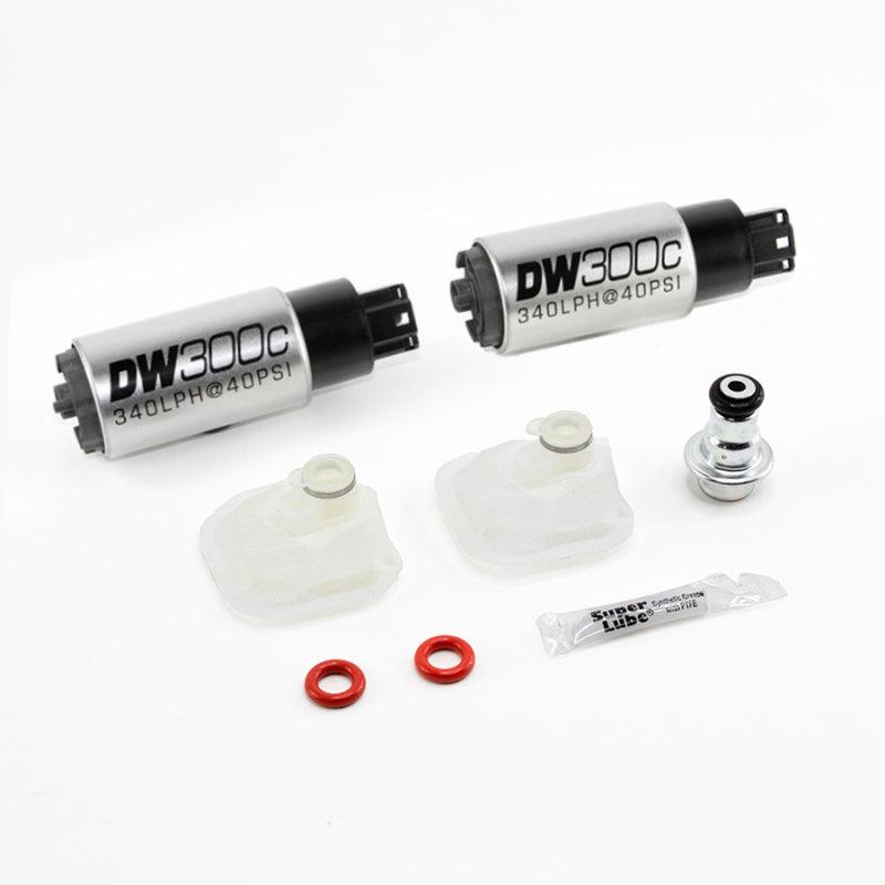 DeatschWerks 09-15 Cadillac CTS-V DW300c (2) 340 LPH In-Tank Fuel Pumps w/ Install Kit - Corvette Realm