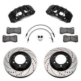 Wilwood 24-25 Toyota Tacoma Front Aero6-DM Big Brake Kit 13.38 In SRP Drilled Slotted Rotor/w Lines