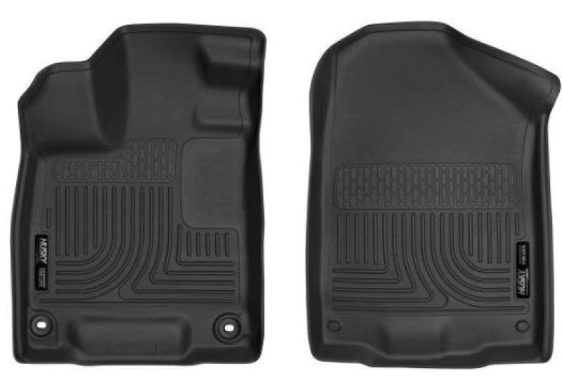 Husky Liners 19-21 Honda Passport / 16-21 Honda Pilot X-act Contour Series Front Floor Liners Black - Corvette Realm