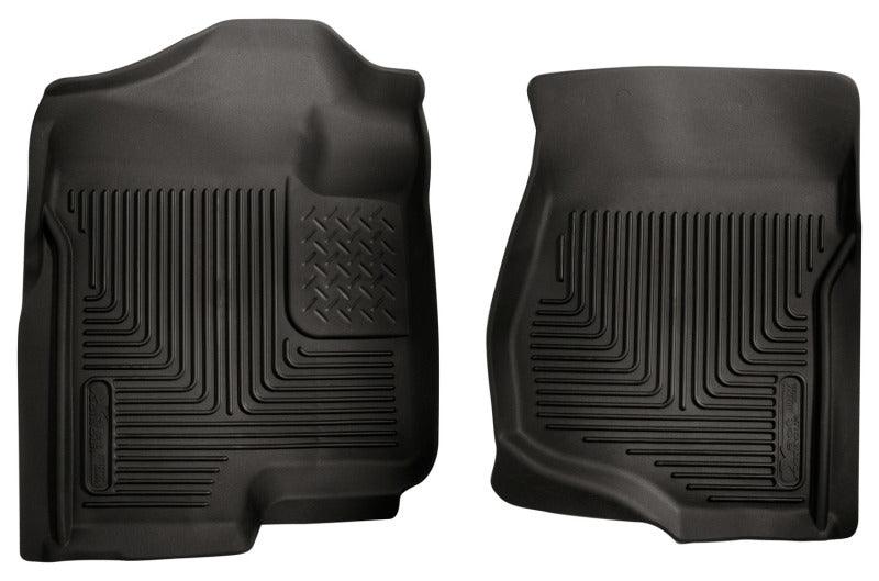 Husky Liners 07-12 GM Silverado/Tahoe/Suburban/Escalade X-Act Contour Black Floor Liners - Corvette Realm